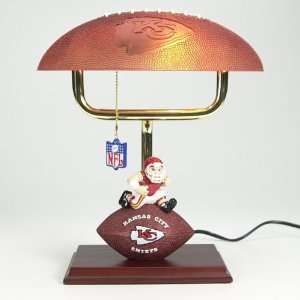   Chiefs NFL Mascot Desk Lamp w/ Football Shade (14) Everything Else