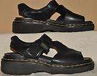 Dr Martens black leather walking sport sandals,mens 8 US, 7 UK