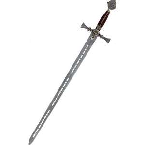  Damascened Templar Knight Sword