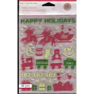  Martha Stewart Crafts   Holiday   Clear Acrylic Stamps 