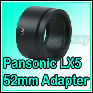 52mm Filter Lens Adapter Tube for LUMIX LX5 panasonic  