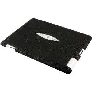   100% Genuine Stingray Leather iPad 2 (Black with Spot)