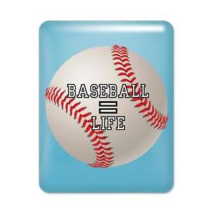  iPad Case Light Blue Baseball Equals Life 