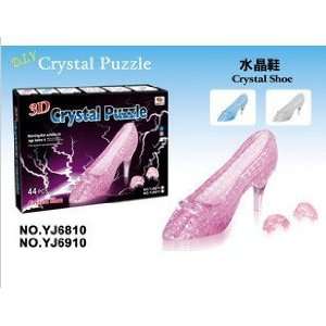   3D Crystal Puzzle shoe ~ Jigsaw Puzzle Gadget IQ /44 Pcs: Toys & Games