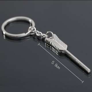   Heart Key Ring Chain Keychain Keyring Keyfob Cute Lover Gift Silver