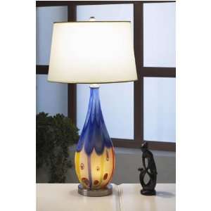  Manni Art Glass Night Light Table Lamp: Home Improvement