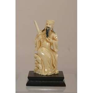  Ivory Carving Japanese Warrior