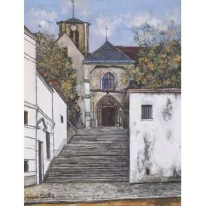     Maurice Utrillo   32 x 42 inches   The church of Ivry sur Seine