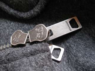 BURBERRY LONDON Japan nova check wool COAT!! size 42! gorgeous gray 