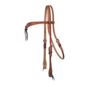  Reinsman Tied and Twisted Knotted Headstall: Pet Supplies