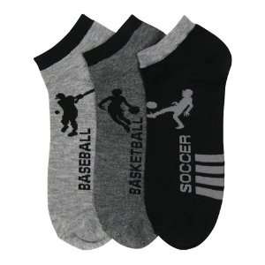  HS Men Ankle Socks Go Sporty Design (size 9 11) 3 Colors 6 