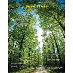  Kids Can Make A Difference Save Trees Chart Arts, Crafts 
