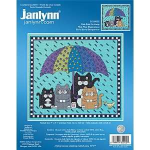  Janlynn Cross Stitch Kit, Rain Rain Go Away Arts, Crafts 
