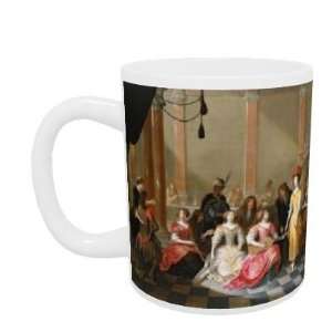   Banquet (oil on canvas) by Hieronymus Janssens   Mug   Standard Size