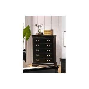  Deep Black Louis Philippe Chest of Drawers   Coaster 