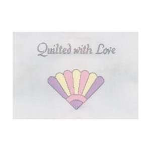  JHB International Quilters Label 1/Pkg Quilted With Love 
