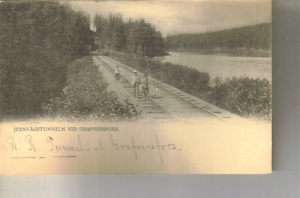 Jernvagstunneln Grafversfors railway Sweden Postcard  
