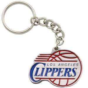  Los Angeles Clippers Pewter Primary Logo Keychain Sports 