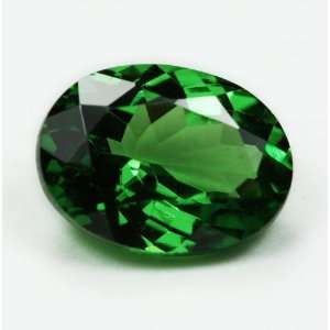   Natural Tsavorite Oval Shaped Loose Gemstone   VS1 Clarity Jewelry