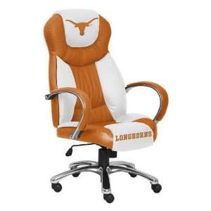  Longhorns Offical Licensed Leather Office Chair: Kitchen 