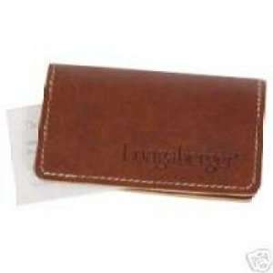  Longaberger Chocolate Leather Business Credit Card Hold 