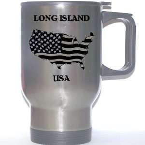   Flag   Long Island, Alabama (AL) Stainless Steel Mug 