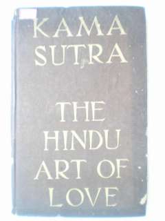 KAMA SUTRA THE HINDU ART OF LOVE 1948 RARE BOOK india  