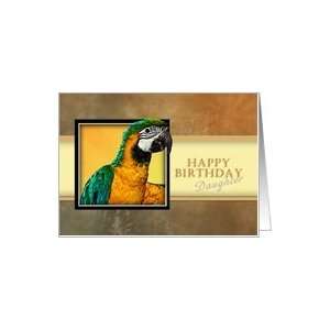  Happy Birthday Daughter, Parrot Card: Toys & Games
