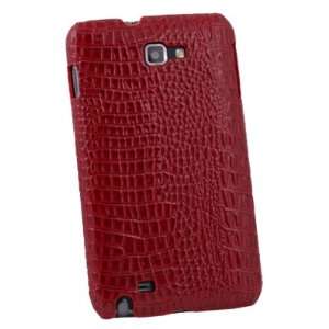  Red Croco Leather Hard Back Case Cover For Samsung Galaxy 