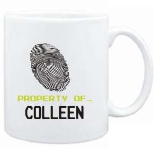  Mug White  Property of _ Colleen   Fingerprint  Female 