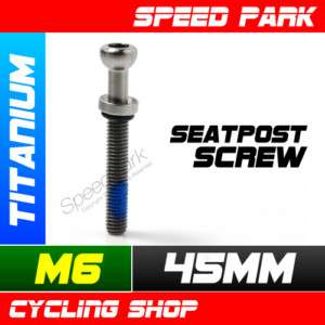 NEW M6 x 45mm Titanium Bolt Seatpost Screw   1pcs  