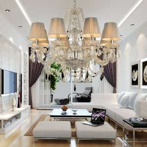  8 light The style of palace Glass Chandelier: Home 