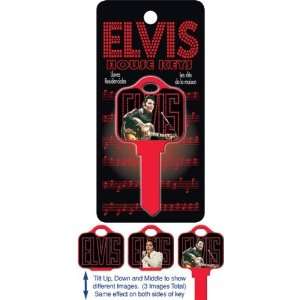  Elvis in Lights *Multi Image* Kwikset House Key (KW E18 