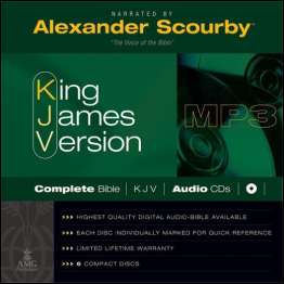   Audio Bible on  CDs Alexander Scourby King James Version New  