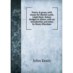  Poetry & prose, with essays by Charles Lamb, Leigh Hunt 