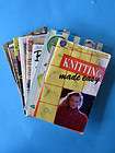 Knitting Instructions and Patterns Books, Lot of 10