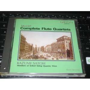  CD KAZUMI SATOH MOZART COMPLETE FLUTE QUARTETS (CD AUDIO 