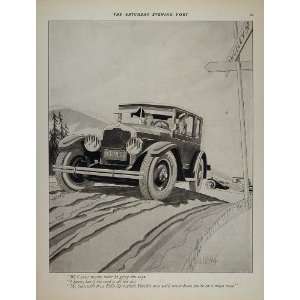 1926 Vintage Ad Kelly Springfield Tires Country Road   Original Print 