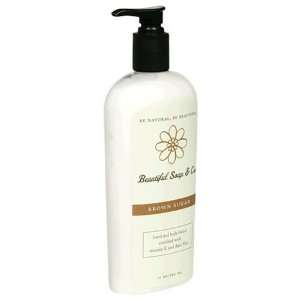 Beautiful Soap & Co. Hand and Body Lotion, Brown Sugar, 12 