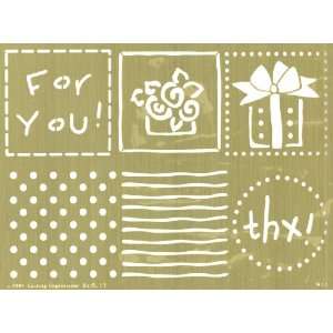  Brass 4.75x6 Embossing Template Minis