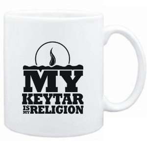  Mug White  my Keytar is my religion Instruments Sports 