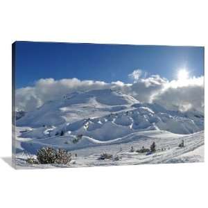  Winter Mountain Landscape   Gallery Wrapped Canvas 