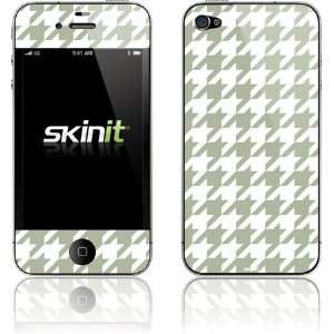  Skinit Houndstooth White Vinyl Skin for Apple iPhone 4 