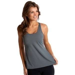  Body Up Womens Bl Clouds Top (Charcoal, Large) Sports 