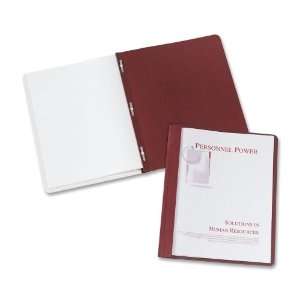  Report Cover, Clear Front, Coated, 3 prong, Red AVE47964 