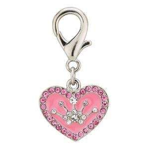  Aria Queen Of Hearts Charm Pink: Kitchen & Dining