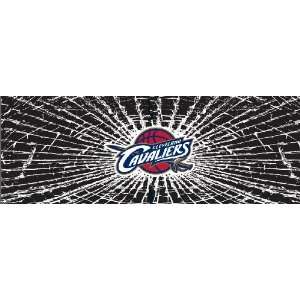   Cavaliers Shattered Auto Rear Window Decal: Sports & Outdoors