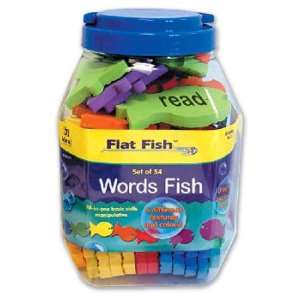  FLAT FISH WORD SET 54 MANIPULATIVES: Office Products
