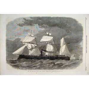  1864 Iron Clad Fleet Majesty Sloop War Enterprise Art