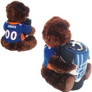  Northwest Denver Broncos Bear And Blanket Set: Sports 